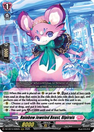 Rainbow Jeweled Beast, Olpirais (DZ-SS15/026EN) - DZ-SS15: The Legendary Vanguards