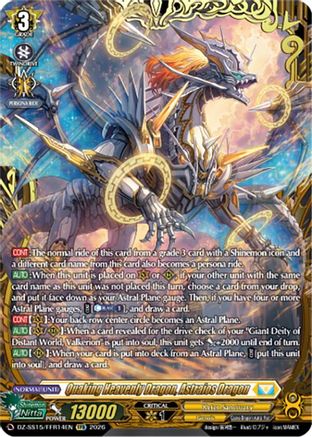 Quaking Heavenly Dragon, Astraios Dragon (FFR) (DZ-SS15/FFR14EN) - DZ-SS15: The Legendary Vanguards