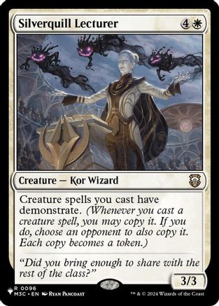 Silverquill Lecturer (LIST-096) - The List Reprints