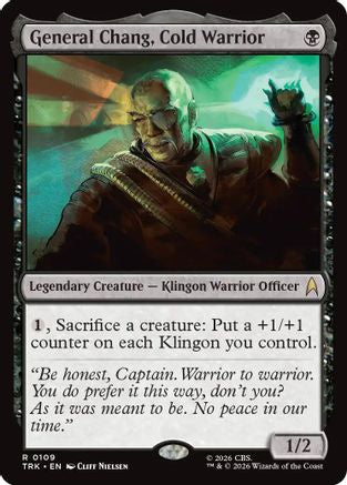 General Chang, Cold Warrior (TRK-109) - Star Trek Foil