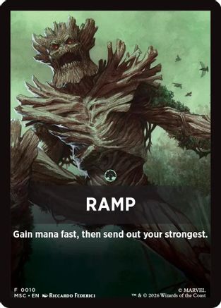 Ramp Theme Card (MSC-010) - Commander: Marvel Super Heroes