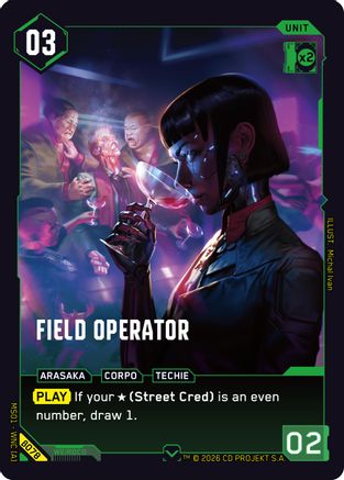 Field Operator (B078) - Welcome to Night City Beta