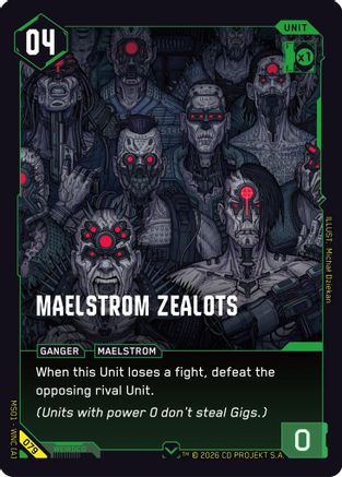 Maelstrom Zealots (079) - Welcome to Night City Retail