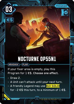 Nocturne OP55 N1 (134) - Welcome to Night City Retail Foil