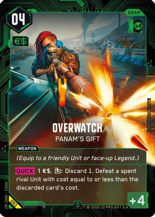 Overwatch - Panam's Gift (Epic) (093) - Welcome to Night City Retail Foil