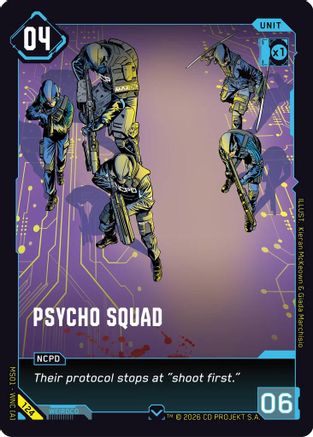 Psycho Squad (124) - Welcome to Night City Retail