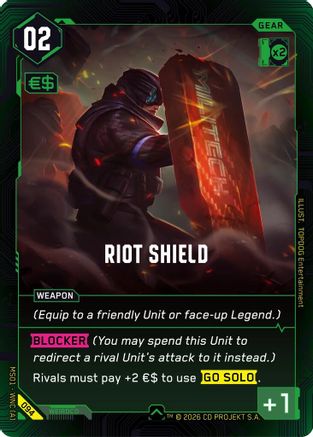 Riot Shield (094) - Welcome to Night City Retail