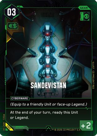 Sandevistan (095) - Welcome to Night City Retail