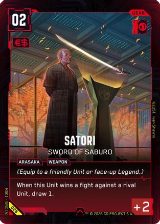 Satori - Sword of Saburo (026) - Welcome to Night City Retail