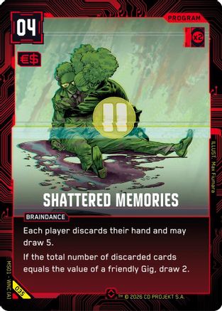 Shattered Memories (035) - Welcome to Night City Retail Foil