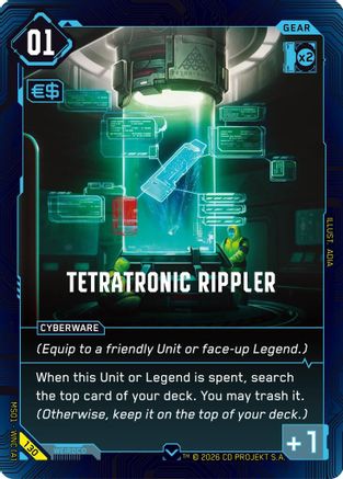 Tetratronic Rippler (130) - Welcome to Night City Retail
