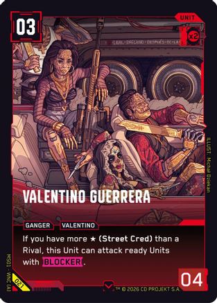 Valentino Guerrera (021) - Welcome to Night City Retail