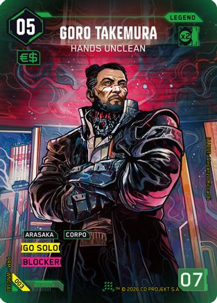 Goro Takemura - Hands Unclean (003) - Box Toppers Retail Foil