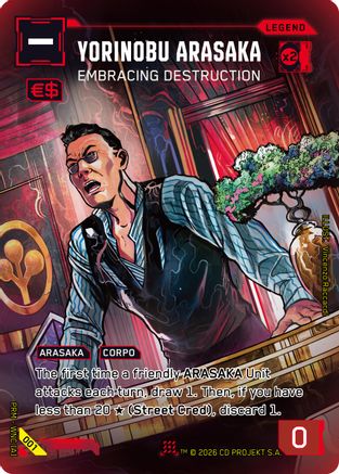 Yorinobu Arasaka - Embracing Destruction (001) - Box Toppers Retail Foil
