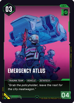 Emergency Atlus (015) - Embracing Power Retail Starter Deck