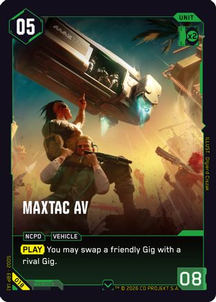 MaxTac AV (018) - Embracing Power Retail Starter Deck