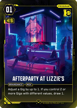 Afterparty at Lizzie's (010) - The Heist Retail Starter Deck