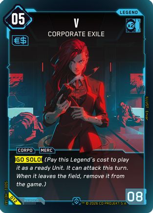 V - Corporate Exile (012) - The Heist Retail Starter Deck Foil