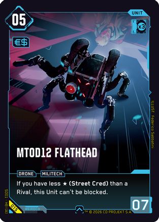 MT0D12 Flathead (015) - The Heist Retail Starter Deck