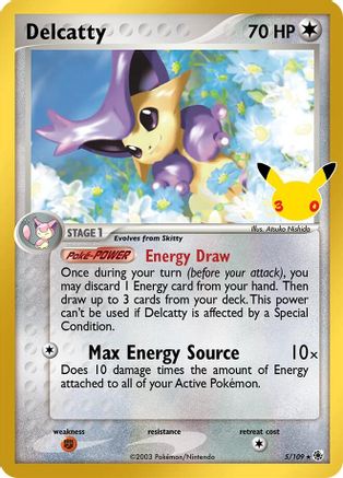 Delcatty 005 - Holofoil ME 30th Celebration Classic Collection - Classic Collection