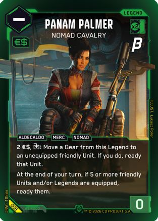 Panam Palmer - Nomad Cavalry (008) - PreRelease Beta Foil