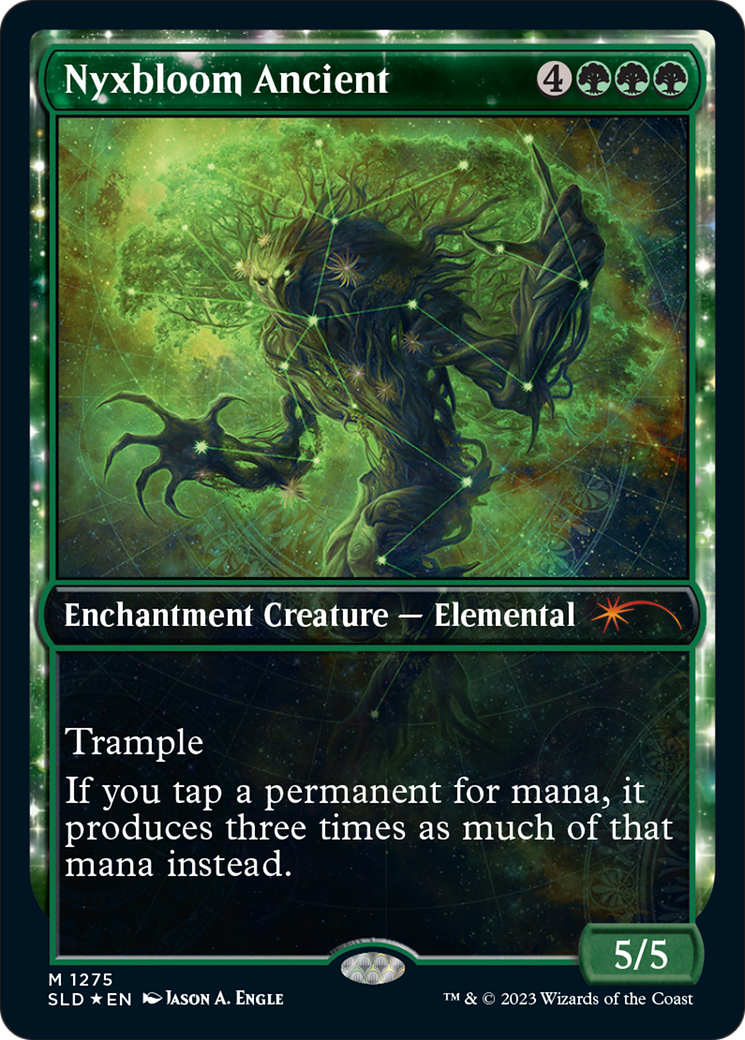 Nyxbloom Ancient (Halo Foil) (SLD-1275) - Secret Lair Drop: (Showcase, enchantment) Foil
