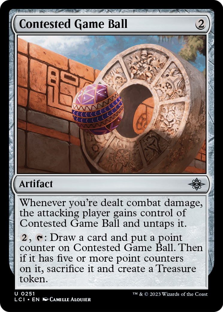 Contested Game Ball (LCI-251) - The Lost Caverns of Ixalan