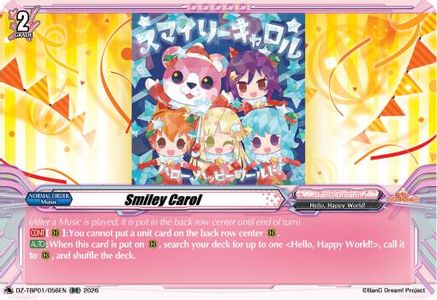 Smiley Carol (DZ-TBP01/056EN) - DZ-TBP01: BanG Dream! Girls Band Party!