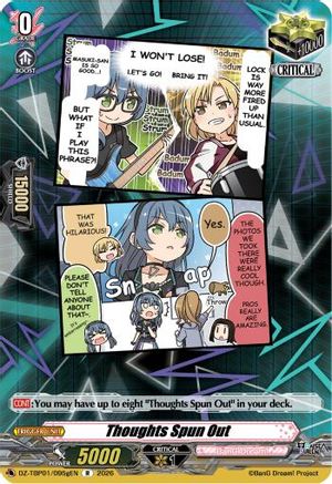 Thoughts Spun Out (G) (DZ-TBP01/095gEN) - DZ-TBP01: BanG Dream! Girls Band Party!