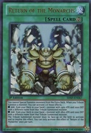 Return of the Monarchs (SHSP-EN067) - Shadow Specters 1st Edition