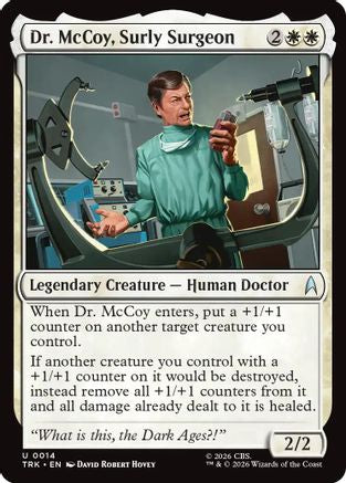 Dr. McCoy, Surly Surgeon (TRK-014) - Star Trek Foil