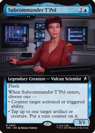 Subcommander T'Pol (Extended Art) (TRK-453) - Star Trek Foil