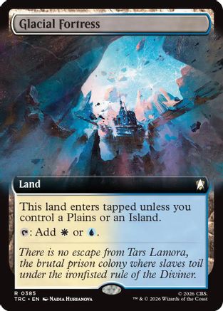 Glacial Fortress (Extended Art) (TRC-385) - Commander: Star Trek