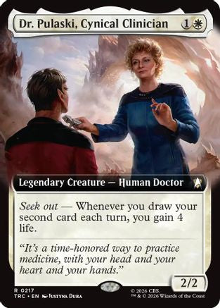 Dr. Pulaski, Cynical Clinician (Extended Art) (TRC-217) - Commander: Star Trek