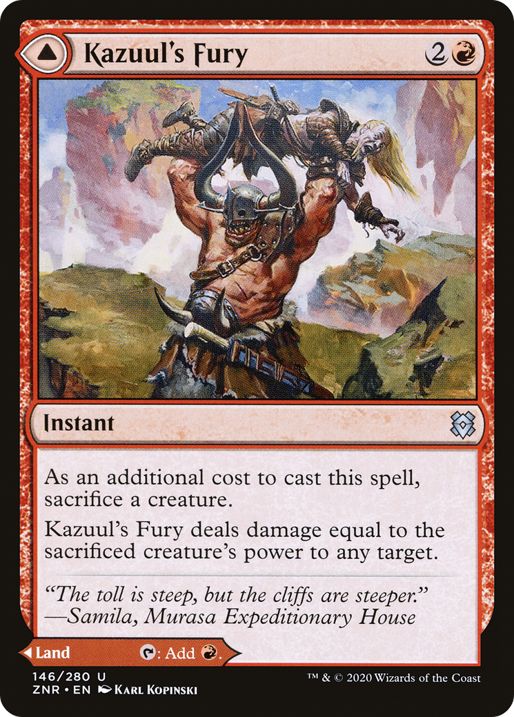 Kazuul's Fury (ZNR-146) - Zendikar Rising
