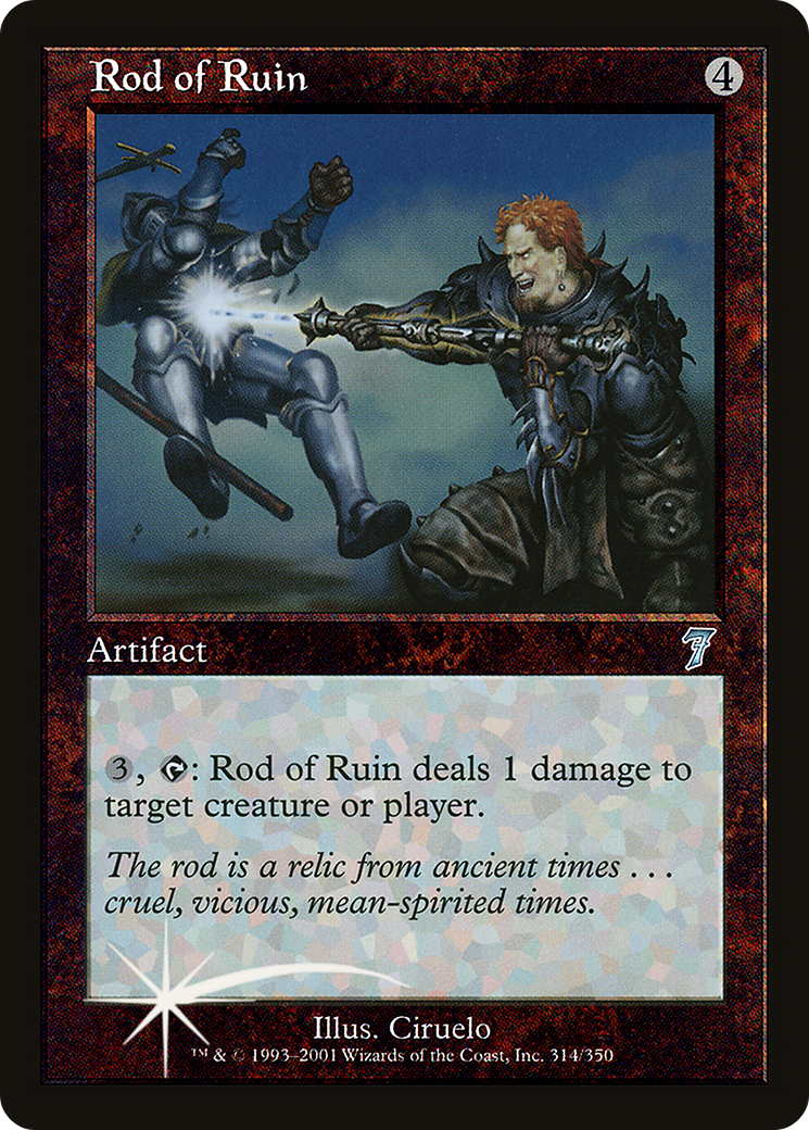 Rod of Ruin (7ED-314★) - 7th Edition