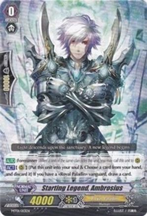 Starting Legend, Ambrosius (MT01/013EN) - Mega Trial Deck 1: Rise to Royalty