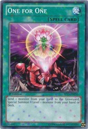 One for One (Starfoil) (SP13-EN050) - Star Pack 2013 Unlimited