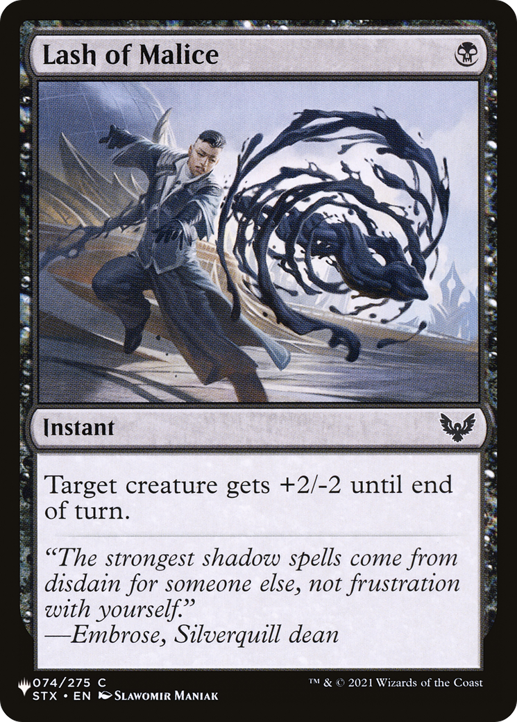 Lash of Malice (LIST-STX-74) - The List