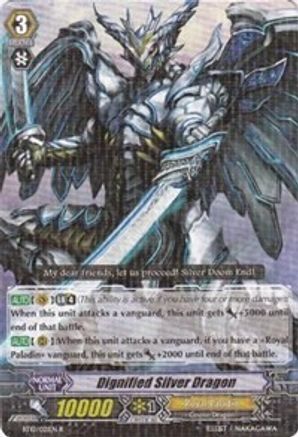 Dignified Silver Dragon (BT10/021EN) - BT10: Triumphant Return of the King of Knights