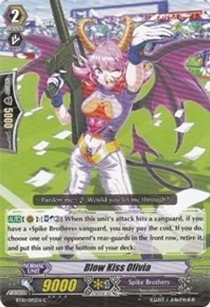 Blow Kiss Olivia (BT10/095EN) - BT10: Triumphant Return of the King of Knights