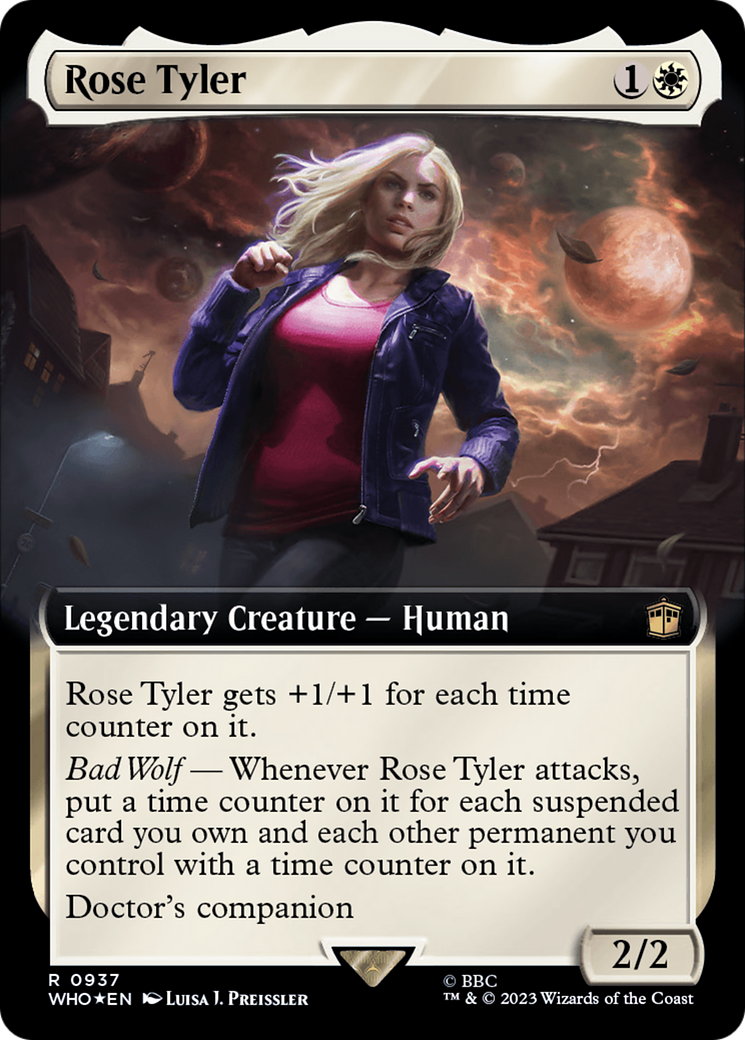 Rose Tyler (Extended Art) (Surge Foil) (WHO-937) - Doctor Who: (Extended Art) Foil