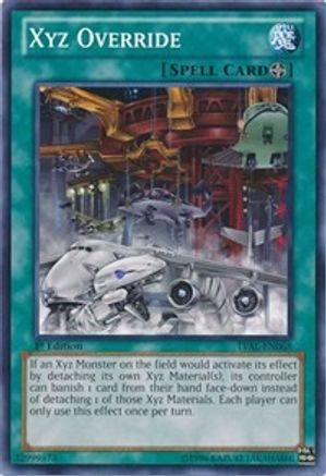 Xyz Override (LVAL-EN068) - Legacy of the Valiant Unlimited