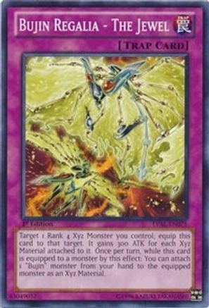 Bujin Regalia - The Jewel (LVAL-EN075) - Legacy of the Valiant 1st Edition