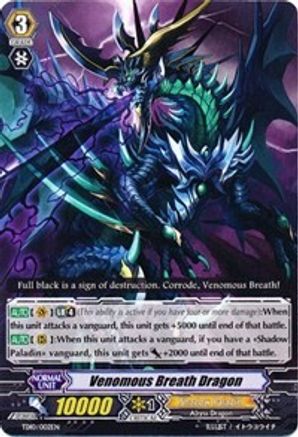 Venomous Breath Dragon (Non-Holo) (TD10/002EN) - Trial Deck 10: Purgatory Revenger