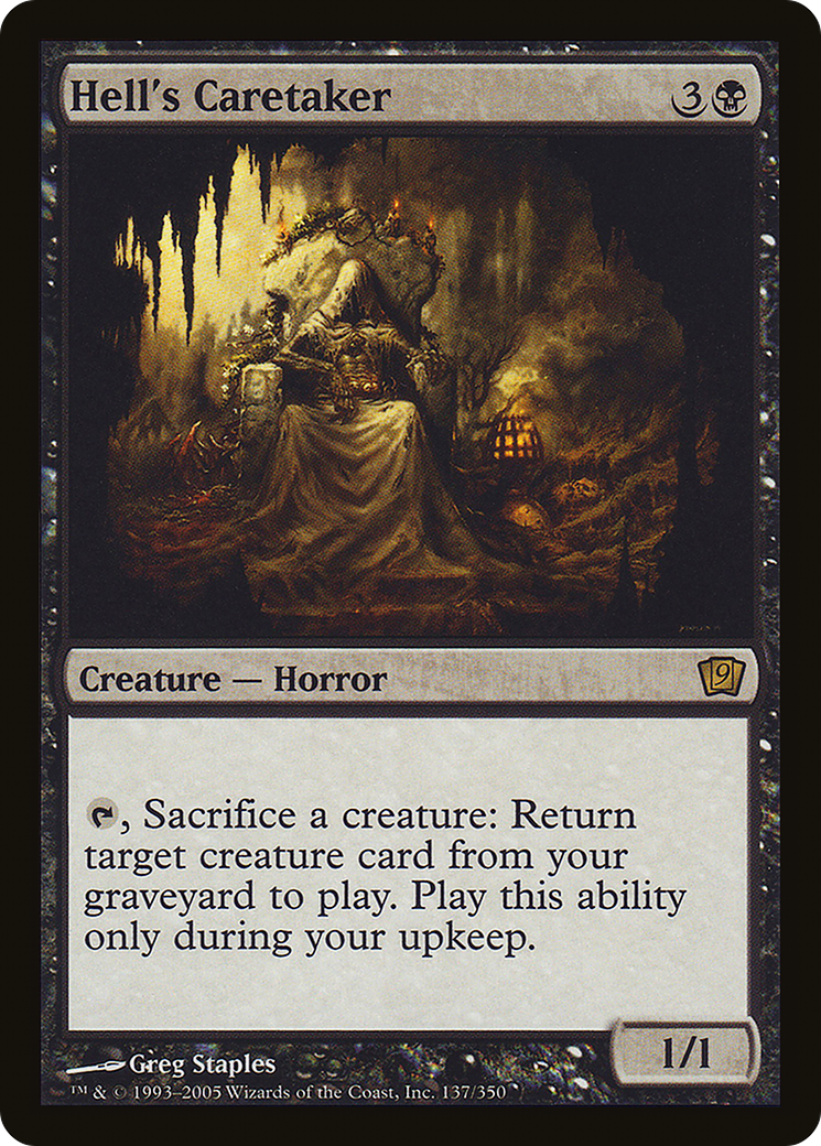 Hell's Caretaker (9ED-137) - 9th Edition Foil