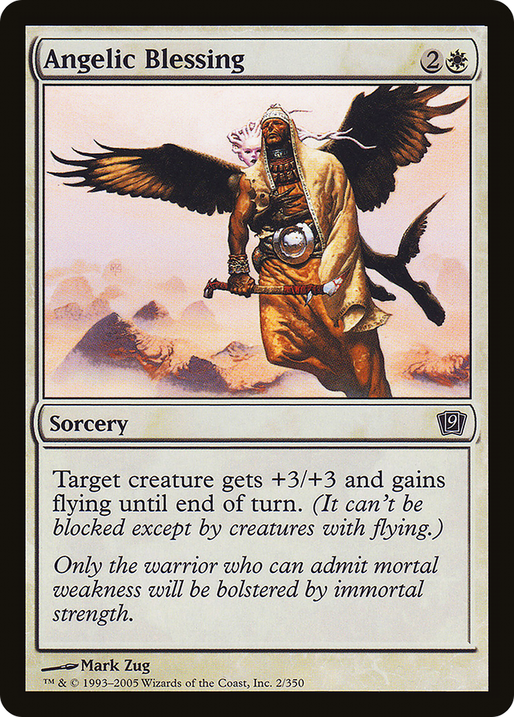 Angelic Blessing (9ED-002) - 9th Edition Foil