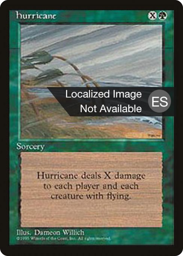 Hurricane (4BB-135) - Fourth Edition Foreign Black Border