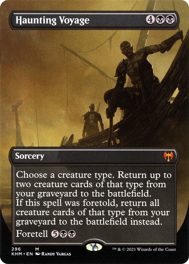 Haunting Voyage (Borderless) (KHM-296) - Kaldheim Foil