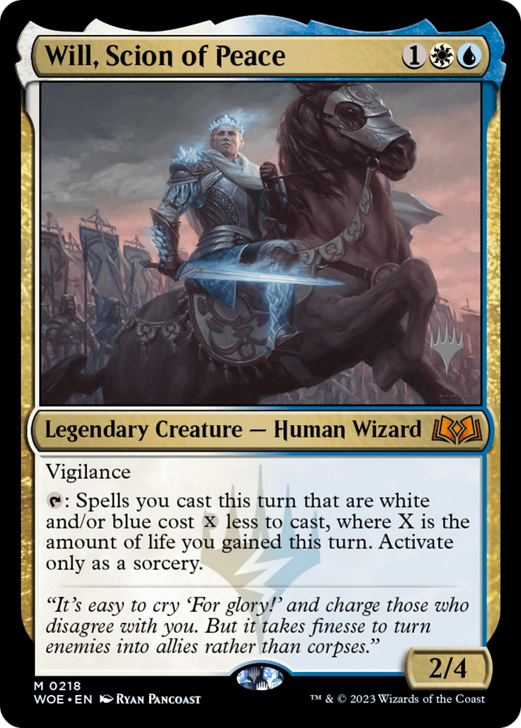 Will, Scion of Peace (PPWOE-218) - Wilds of Eldraine Promos Foil